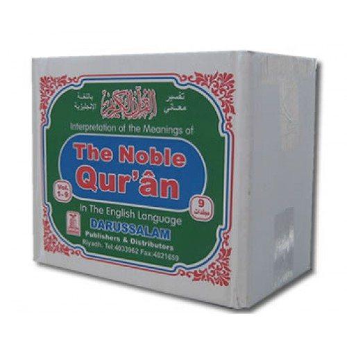 Noble Qur'an Arb/Eng (9 Vol. Set with Full Tafsir)