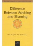 Difference Between Advising and Shaming